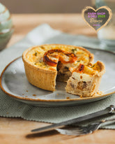 Brie, Roasted Tomato & Basil Quiche