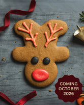 Reindeer Ginger Christmas Biscuit