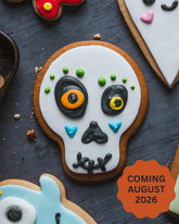 Halloween Skull Gingerbread Biscuit
