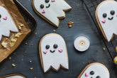 Halloween Ghost Shortbread biscuit