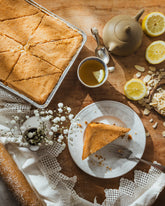 Lemon & Almond Crunch Traybake