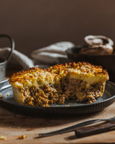 Mash Topped Pork Stroganoff Pie