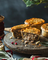 Pork, Stuffing & Cranberry Pie
