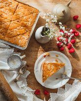 Raspberry Bakewell Traybake