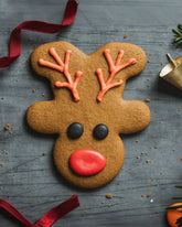 Reindeer Ginger Christmas Biscuit