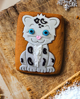 Snow Leopard Ginger Biscuit