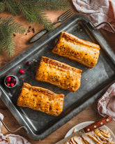 Chicken, Turkey, Cranberry & Stuffing Roll