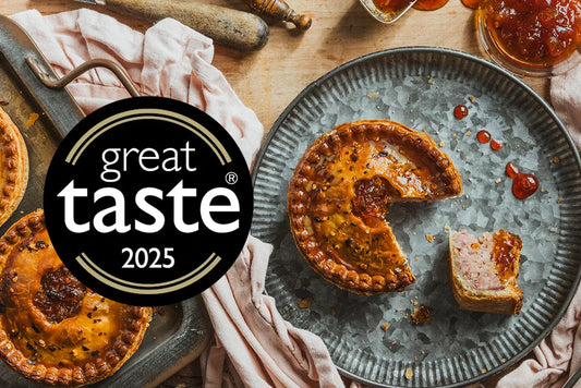 Gold-winning Chilli Jam Pork Pie by The Original Baker at Great Taste Awards 202