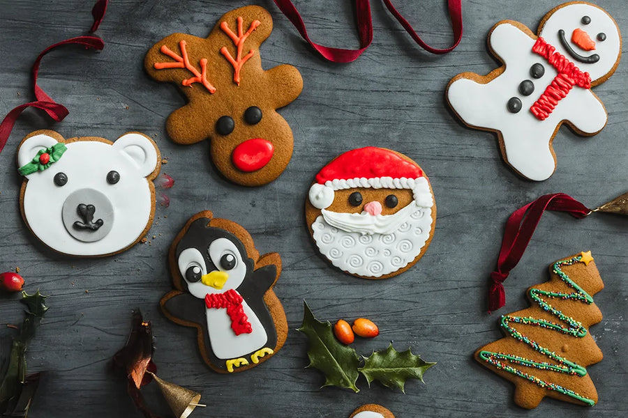 Santa Claus Christmas Ginger Biscuit
