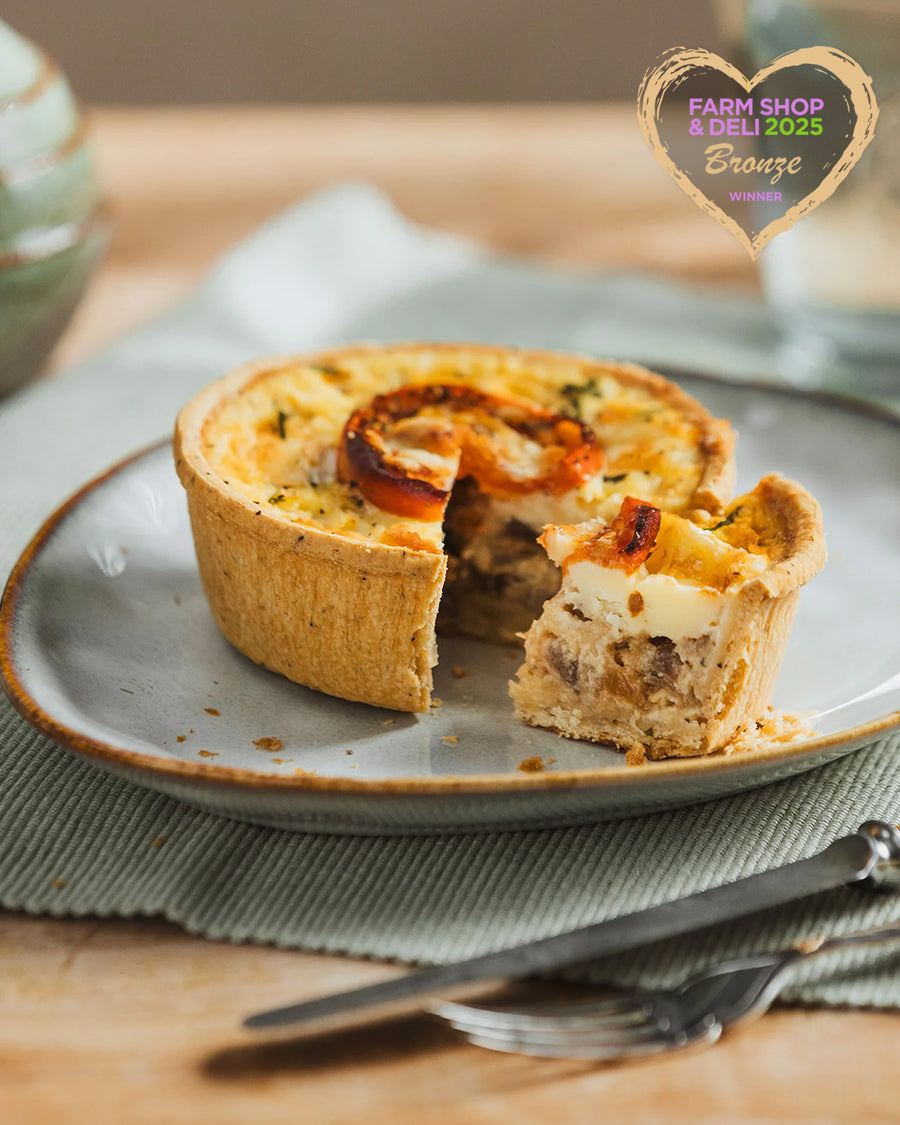 Brie, Tomato and Basil Quiche