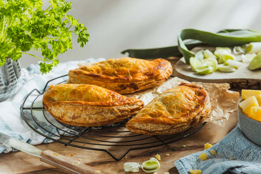 Cheese Leek & Onion Pasty