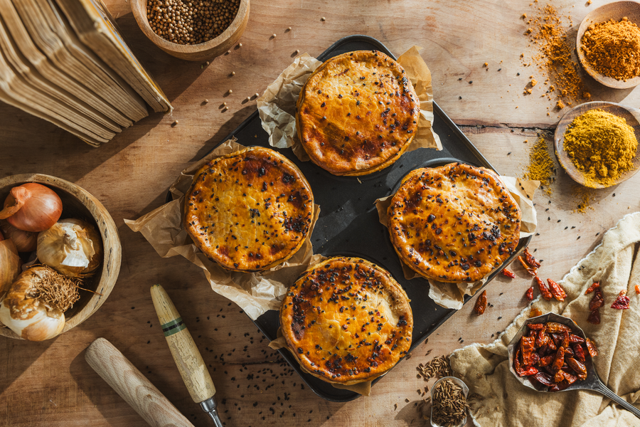 Chicken Balti Pie