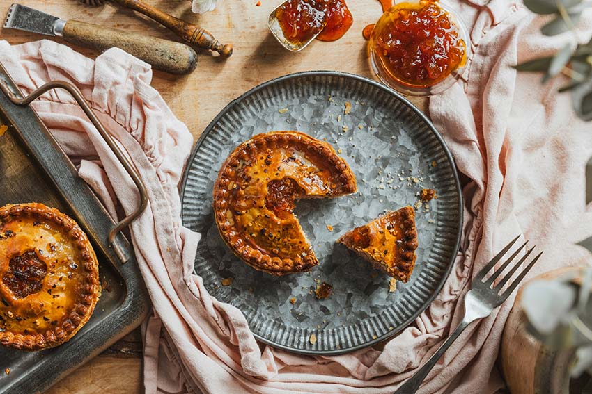 Chilli Jam Topped Pork Pie