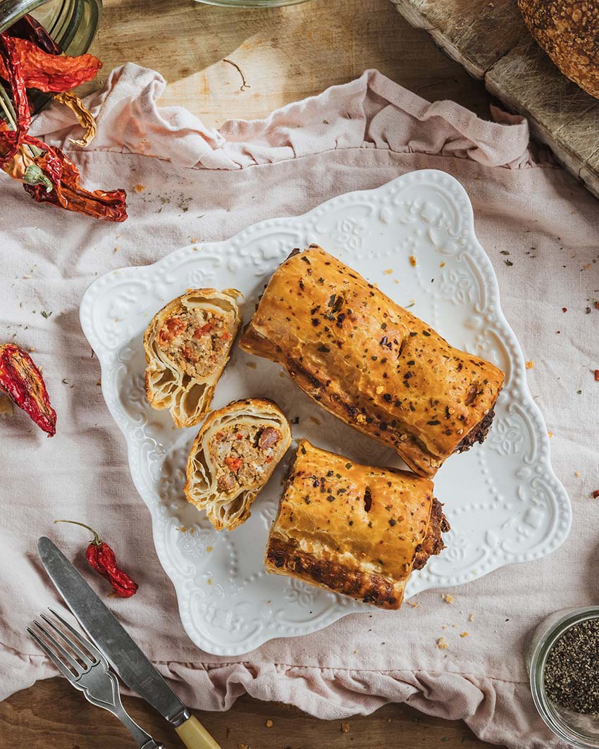 Chorizo & Smoked Paprika Sausage Roll