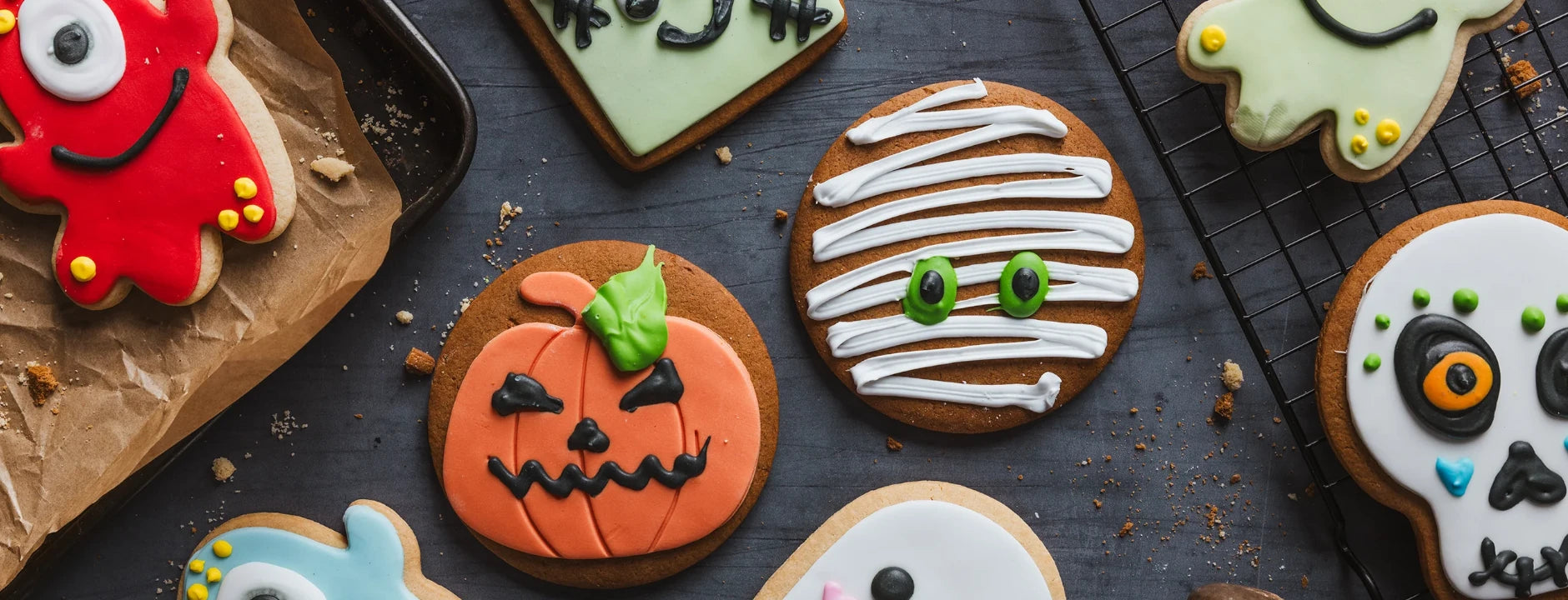 Halloween biscuits