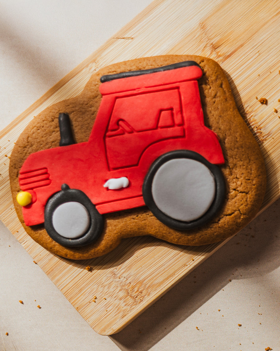 Trevor The Tractor Ginger Biscuit
