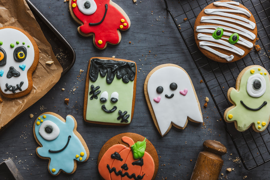 Halloween Ghost Shortbread biscuit