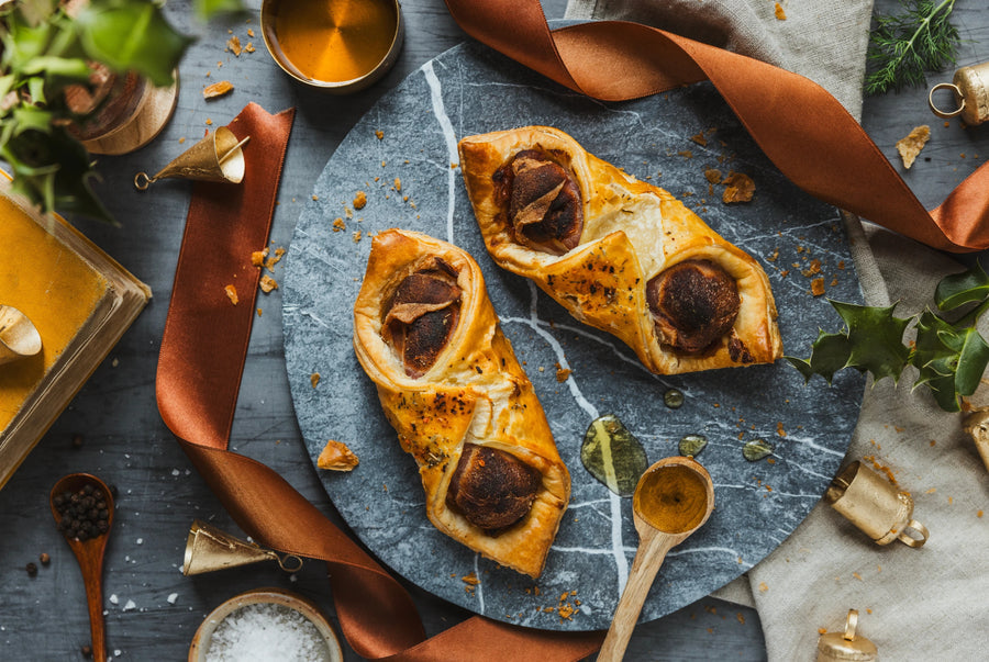 Hot Honey Pigs in Blankets Turnover