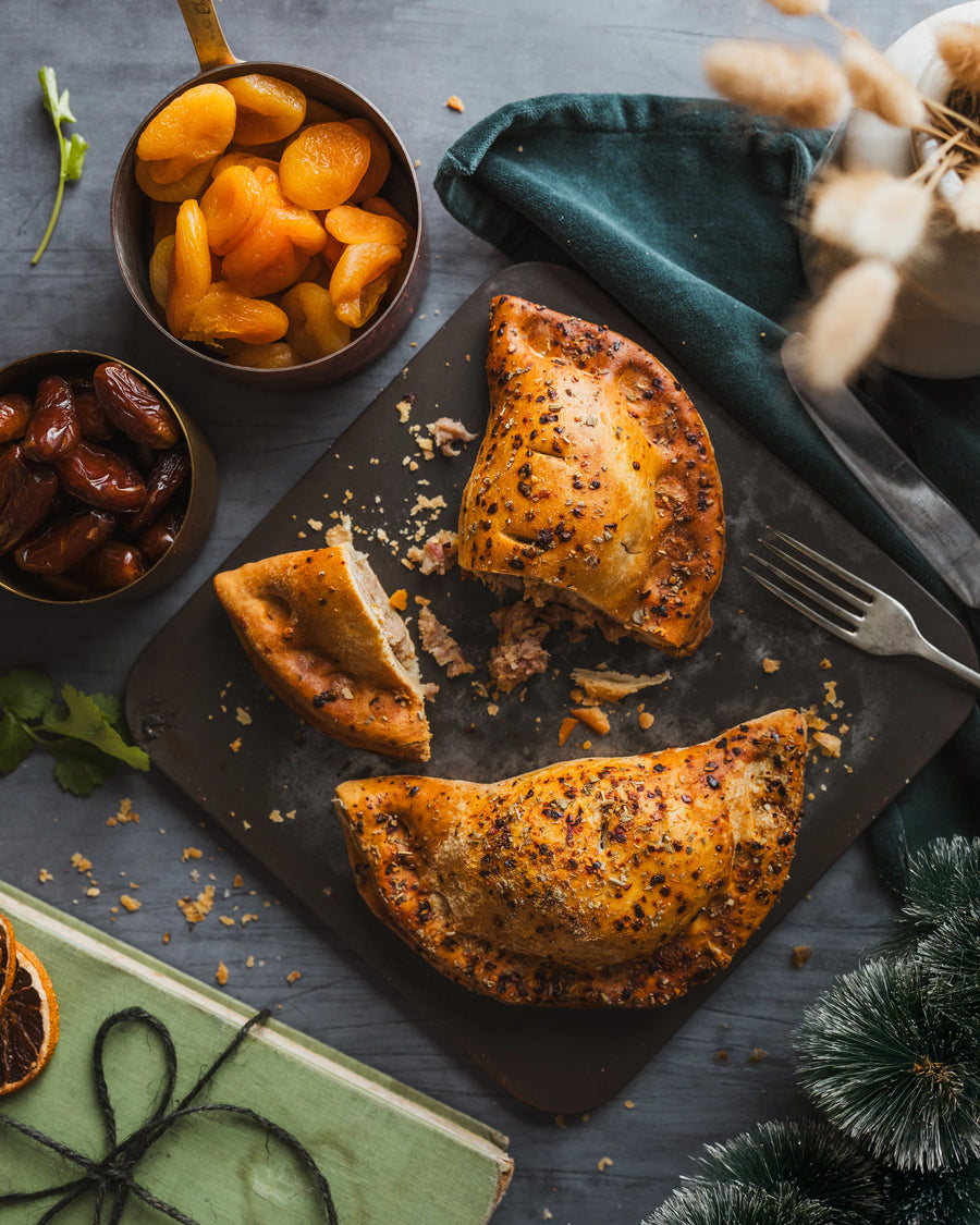 Pork, Apricot & Date Pasty (Yuletide Pasty)