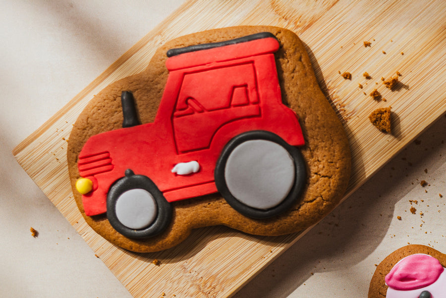 Trevor The Tractor Ginger Biscuit